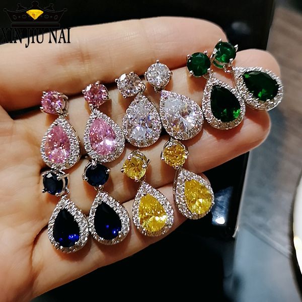 shining water drop crystal zircon women earrings charm colorful earrings 2020 simple bride wedding jewelry brincos, Golden;silver
shining water drop crystal zircon women earrings charm colorful earrings 2020 simple bride wedding jewelry brincos, Golden;silver