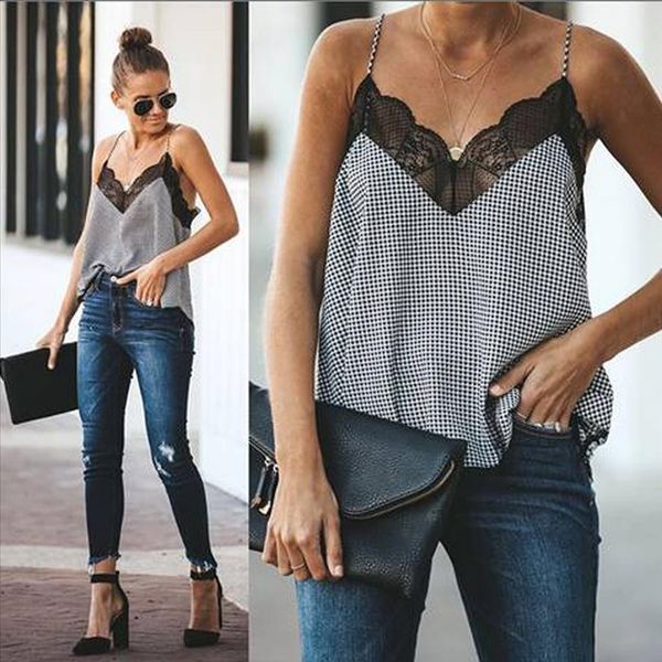 2020 summer lace v neck vest women sleeveless casual loose tank female shirts plus size, White
2020 summer lace v neck vest women sleeveless casual loose tank female shirts plus size, White