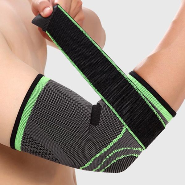 1pcs elastic bandage tennis elbow support protector basketball running volleyball compression adjustable elbow pad brace, Black;gray
1pcs elastic bandage tennis elbow support protector basketball running volleyball compression adjustable elbow pad brace, Black;gray