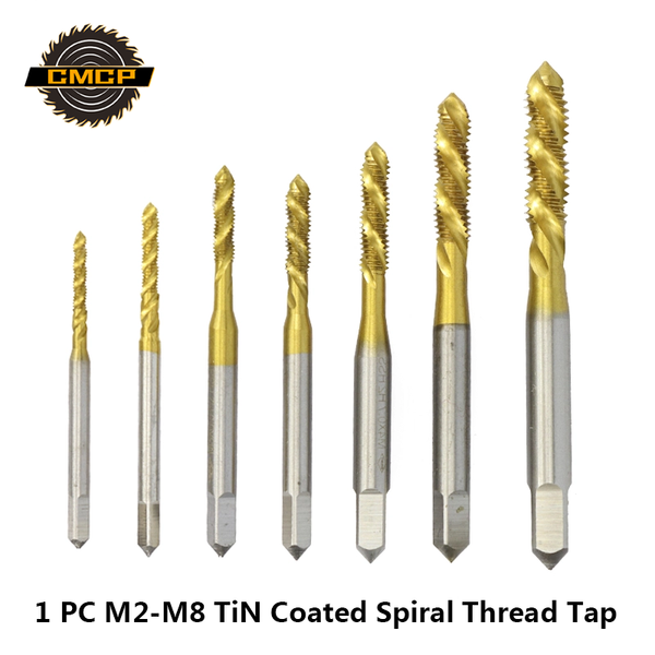 1pc m2/m2.5/m3/m3.5/m4/m5/m6/m8 spiral thread tap high speed steel hand tap drill bit titanium coated metric screw
1pc m2/m2.5/m3/m3.5/m4/m5/m6/m8 spiral thread tap high speed steel hand tap drill bit titanium coated metric screw