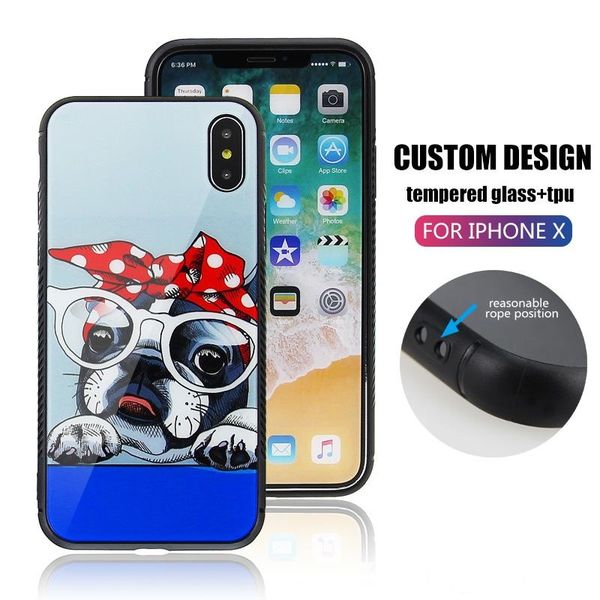 toughened glass phone case soft tpu frame 9h glass cover for iphone x 8 7 plus iphone cases
toughened glass phone case soft tpu frame 9h glass cover for iphone x 8 7 plus iphone cases