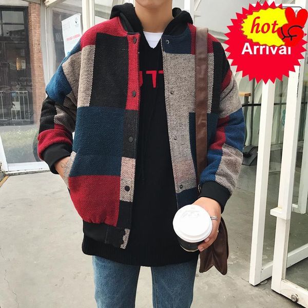 korean woolen harajuku plaid bomber jacket mens long sleeve winter coat 5xl male asian size streetwear, Black;brown
korean woolen harajuku plaid bomber jacket mens long sleeve winter coat 5xl male asian size streetwear, Black;brown