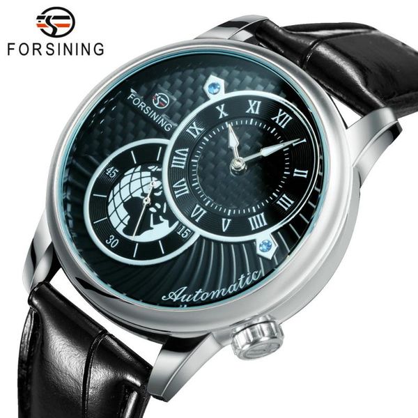 forsining fashion automatic mechanical watch men leather strap business casual watches wristwatch clock male, Slivery;brown
forsining fashion automatic mechanical watch men leather strap business casual watches wristwatch clock male, Slivery;brown