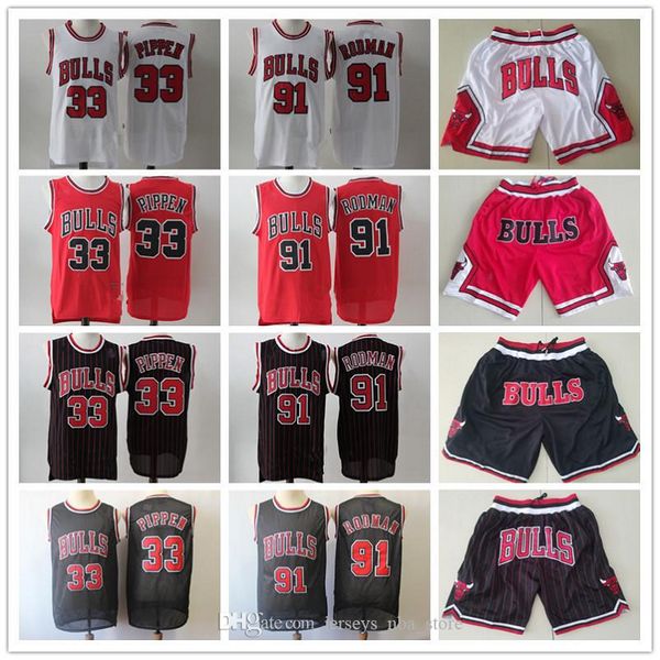 mens chicago bulls throwback jersey scottie 33 pippen dennis 91 rodman basketball shorts basketball jersey red black white, Black;red
mens chicago bulls throwback jersey scottie 33 pippen dennis 91 rodman basketball shorts basketball jersey red black white, Black;red