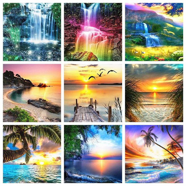 huacan 5d diy diamond painting craft kit sunset full square diamond embroidery art landscape decorations home
huacan 5d diy diamond painting craft kit sunset full square diamond embroidery art landscape decorations home