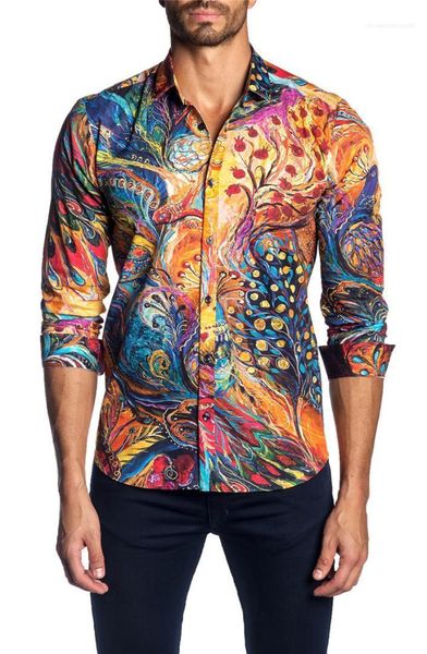 designer man shirts irregular color print slim shirt spring casual lapel neck long sleeve fashion fit male, White;black
designer man shirts irregular color print slim shirt spring casual lapel neck long sleeve fashion fit male, White;black