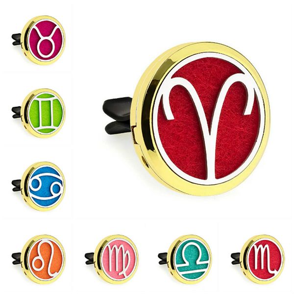 selling 30mm metal car perfume diffuser locket 12 constellations gold color essential oil diffuser clip for car
selling 30mm metal car perfume diffuser locket 12 constellations gold color essential oil diffuser clip for car