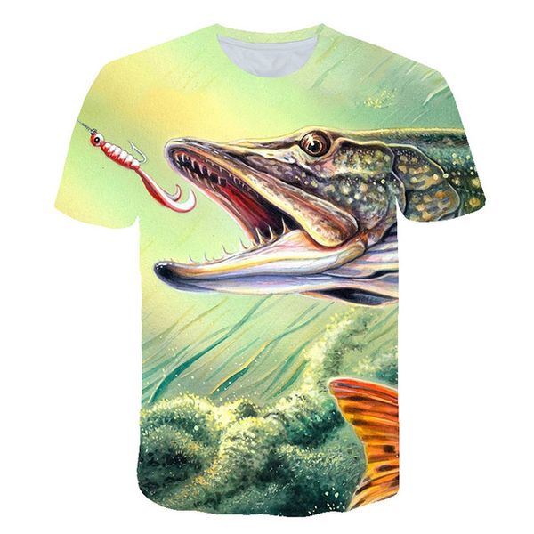 fishing fish new o collar summer 3d print shirts harajuku aesthetic horror men clothing
fishing fish new o collar summer 3d print shirts harajuku aesthetic horror men clothing