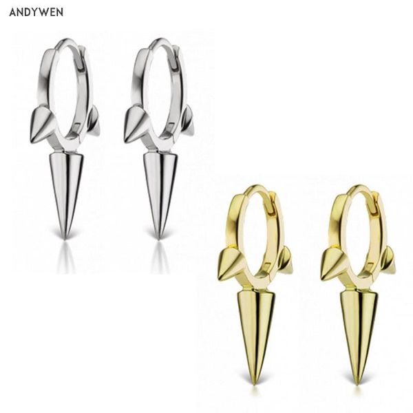 andywen 925 sterling silver 8mm triple long spike clicker plain hoops huggies earring loops circle new design female jewelry
andywen 925 sterling silver 8mm triple long spike clicker plain hoops huggies earring loops circle new design female jewelry