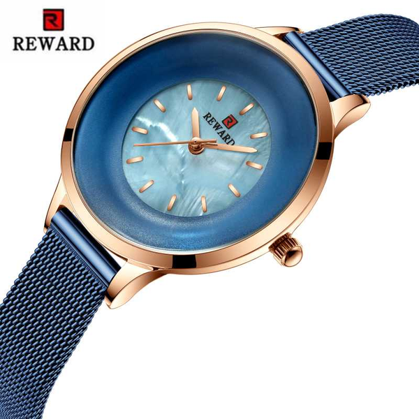 reward luxury women watches simple ultra-thin blue stainless steel mesh waterproof bracelet watch women clock japanese movement, Slivery;brown
reward luxury women watches simple ultra-thin blue stainless steel mesh waterproof bracelet watch women clock japanese movement, Slivery;brown