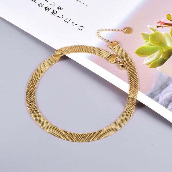 титан сталь золото розового золота чокеры ожерелье шарм женского choker модного mesh пояс ожерелье для женщин, Golden;silver
титан сталь золото розового золота чокеры ожерелье шарм женского choker модного mesh пояс ожерелье для женщин, Golden;silver