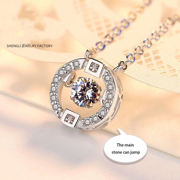 s925 sterling silver smart heartbeat korean style simple student temperament creative heart pendant clavicle necklace female gift wholesale
s925 sterling silver smart heartbeat korean style simple student temperament creative heart pendant clavicle necklace female gift wholesale