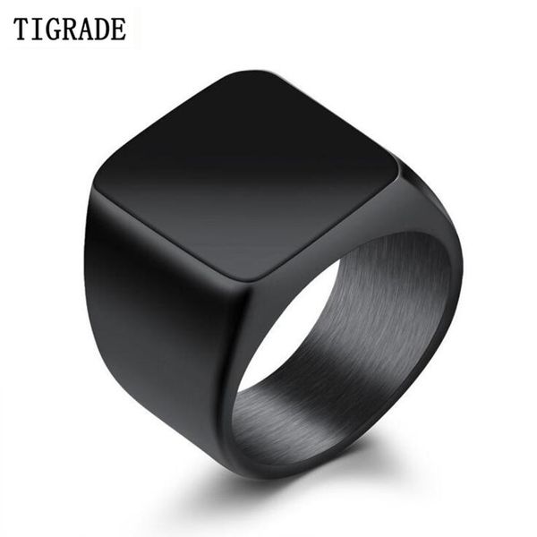 tigrade men titanium ring brief design fashion 316l stainless steel punk black ring wedding engagement maio collares de muj, Golden;silver 
tigrade men titanium ring brief design fashion 316l stainless steel punk black ring wedding engagement maio collares de muj, Golden;silver