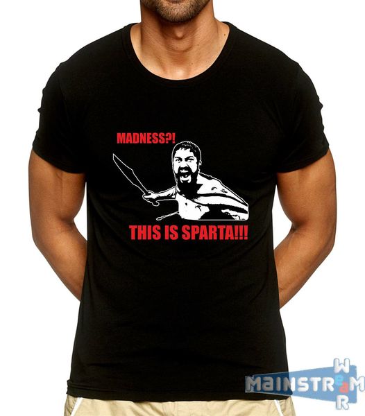 new 2019 summer fashion t-shirt maglietta this is sparta madness 300 tee shirt