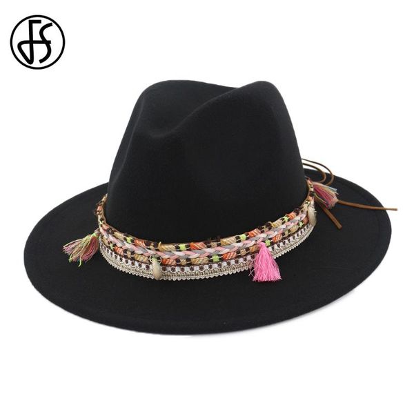 fs winter fedora hat men with bohemia ribbon elegant felt hats women wide brim lady cap bonnet homme cotton black red, Blue;gray
fs winter fedora hat men with bohemia ribbon elegant felt hats women wide brim lady cap bonnet homme cotton black red, Blue;gray