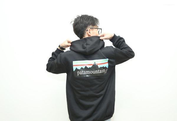 spring autumn clothing sweatshirts 19fw teenager patamountain letters hoodies men women, Black
spring autumn clothing sweatshirts 19fw teenager patamountain letters hoodies men women, Black