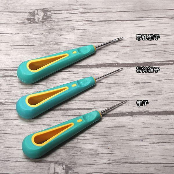 professional speedy stitcher sewing awl hand repair tool kit for leather and heavy fabrics straight needle curved and hole
professional speedy stitcher sewing awl hand repair tool kit for leather and heavy fabrics straight needle curved and hole