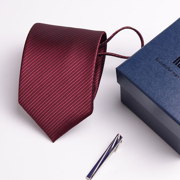 2020 designer new fashion 8cm ties for men wine red zipper neckties wedding bridegroom formal suit accessories with gift box, Black;gray
2020 designer new fashion 8cm ties for men wine red zipper neckties wedding bridegroom formal suit accessories with gift box, Black;gray