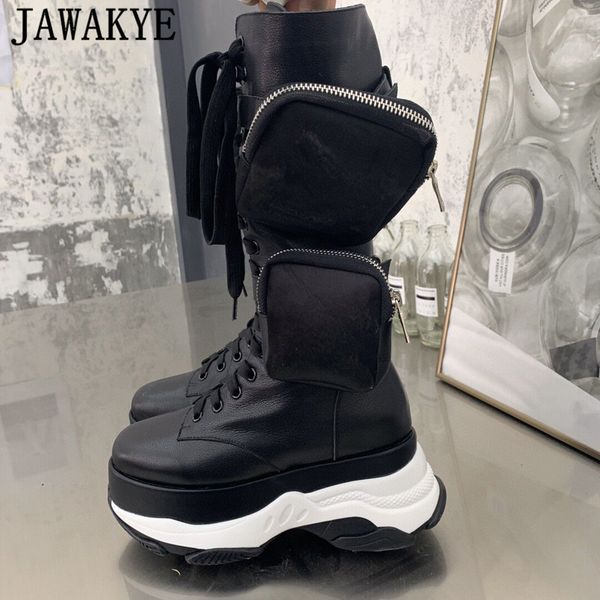 genuine leather pocket design knee high boots women thick sole platform shoes woman motorcycle boots black long for women
genuine leather pocket design knee high boots women thick sole platform shoes woman motorcycle boots black long for women