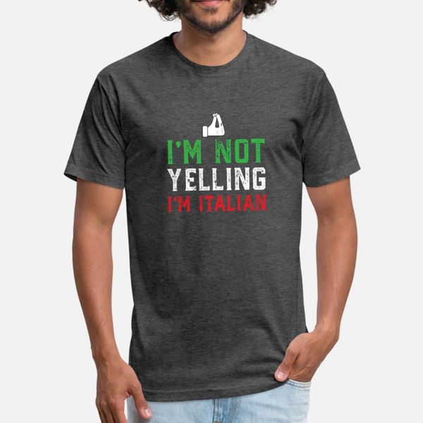 i'm not yelling i'm italian funny italia t shirt men customize cotton crew neck costume cute authentic spring autumn outfit shirt, White;black
i'm not yelling i'm italian funny italia t shirt men customize cotton crew neck costume cute authentic spring autumn outfit shirt, White;black