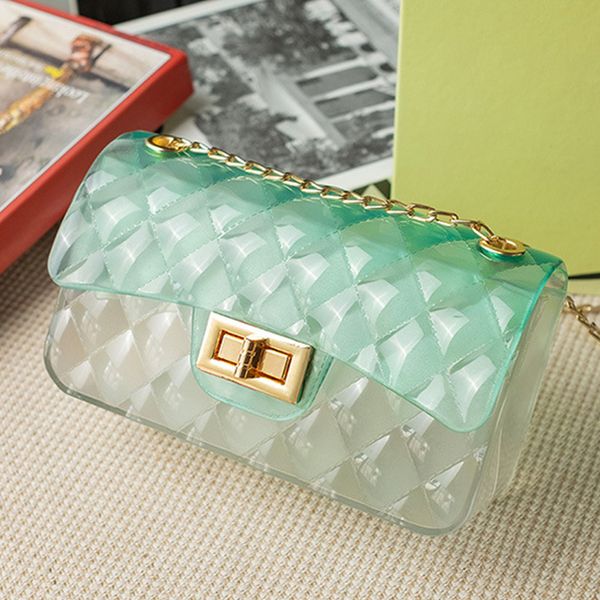 2020 women's bag trend jelly bag fashion red black pvc chain transparent korean cute female messenger chest shoulder
2020 women's bag trend jelly bag fashion red black pvc chain transparent korean cute female messenger chest shoulder