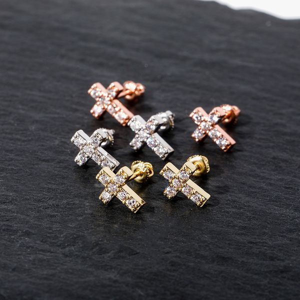 genuine 925 sterling silver tiny sparkling cross stud earrings for women fashion silver jewelry gifts, Golden;silver
genuine 925 sterling silver tiny sparkling cross stud earrings for women fashion silver jewelry gifts, Golden;silver