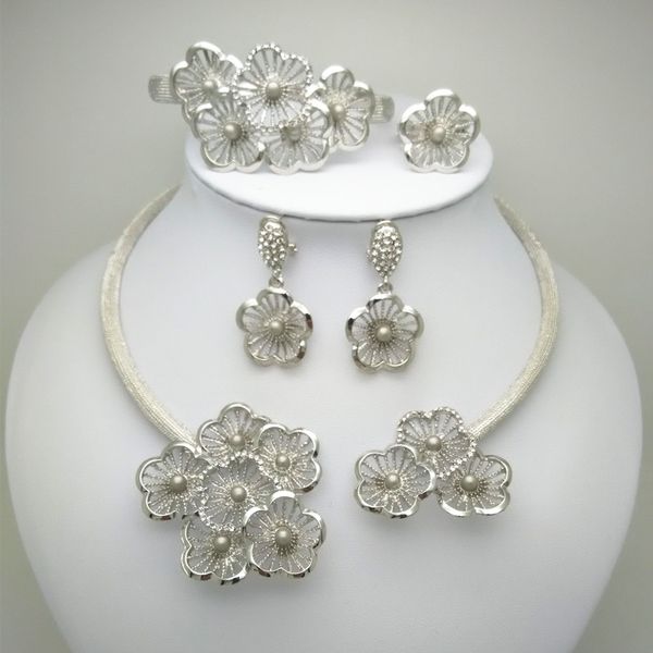 kingdom ma women silver plated jewelry sets wedding jewelry african beads silver plated jewelry set
kingdom ma women silver plated jewelry sets wedding jewelry african beads silver plated jewelry set