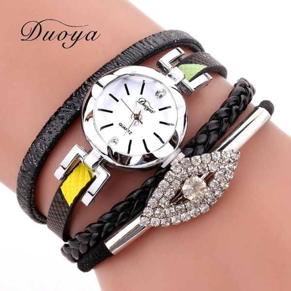 2020 watches women braided leather strap clock bracelet watch eye rhinestone ladies quartz watches -30, Slivery;brown
2020 watches women braided leather strap clock bracelet watch eye rhinestone ladies quartz watches -30, Slivery;brown