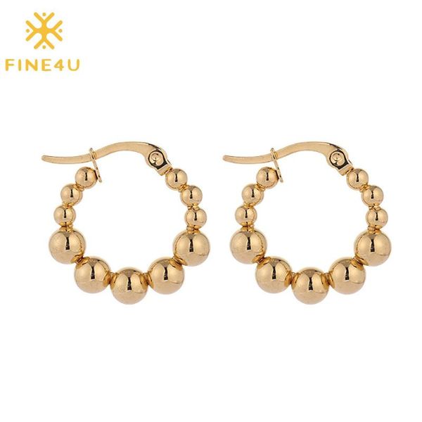 hoop & huggie fine4u e230 women gold color earrings bead ball hoops simple delicate handmade hypoallergenic jewelry gift, Golden;silver
hoop & huggie fine4u e230 women gold color earrings bead ball hoops simple delicate handmade hypoallergenic jewelry gift, Golden;silver