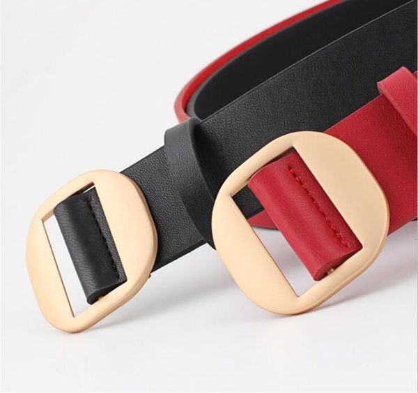 2020 new design ladies black red waistband 1.5 inch wide leather belt gold metal round circle buckle strap belts for women04, Black;brown
2020 new design ladies black red waistband 1.5 inch wide leather belt gold metal round circle buckle strap belts for women04, Black;brown
