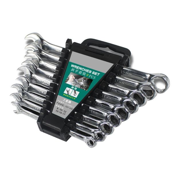 6/9pcs ratchet combination wrench set chrome vanadium steel spanner hand repair tools
6/9pcs ratchet combination wrench set chrome vanadium steel spanner hand repair tools