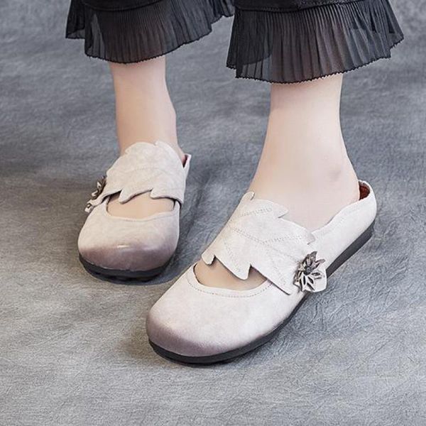 yourseason 2020 new summer women retro casual shoes genuine leather flat with slides ladies outside wear flower slippers, Black
yourseason 2020 new summer women retro casual shoes genuine leather flat with slides ladies outside wear flower slippers, Black