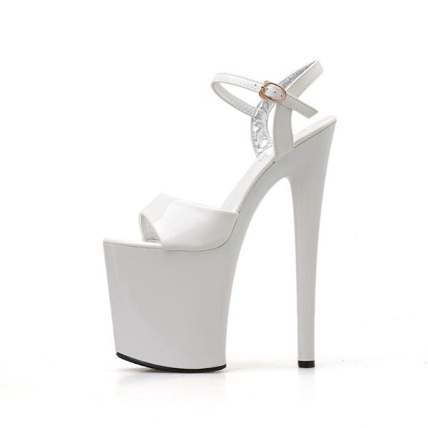 new apricot banquet fish mouth ultra-high heel sandals model nightclub waterproof platform thin heeled women's shoes 20cm, Black
new apricot banquet fish mouth ultra-high heel sandals model nightclub waterproof platform thin heeled women's shoes 20cm, Black