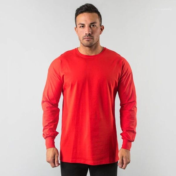 mens fitness long sleeve tshirt solid color loose crew neck sport tshirt male fashion clothes, White;black
mens fitness long sleeve tshirt solid color loose crew neck sport tshirt male fashion clothes, White;black