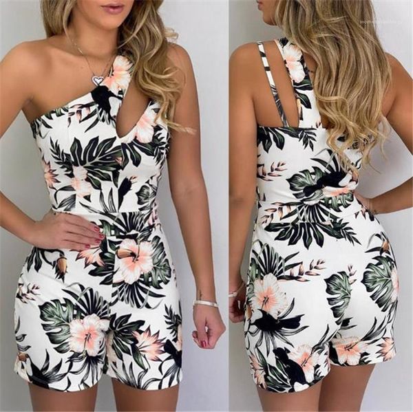 designer jumpsuits fashion one shoulder hollow out rompers shorts casual womens summer clothes floral pronted women, Black;white
designer jumpsuits fashion one shoulder hollow out rompers shorts casual womens summer clothes floral pronted women, Black;white