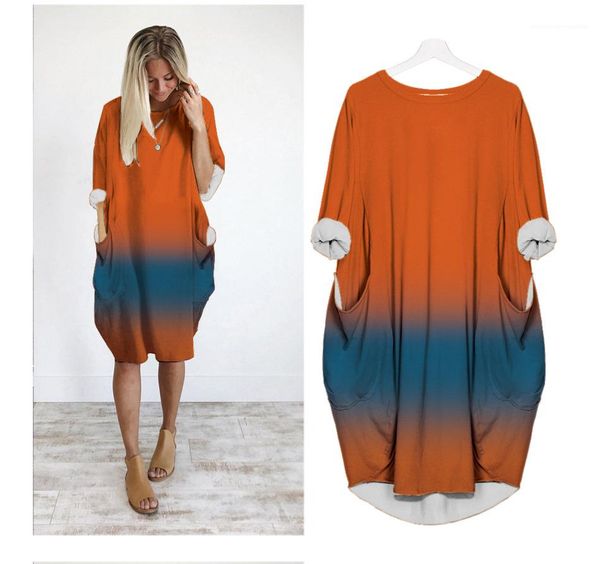 gradient color print plus size female clothing womens 2020 designer dress casual loose pocket long sleeve, Black;gray
gradient color print plus size female clothing womens 2020 designer dress casual loose pocket long sleeve, Black;gray