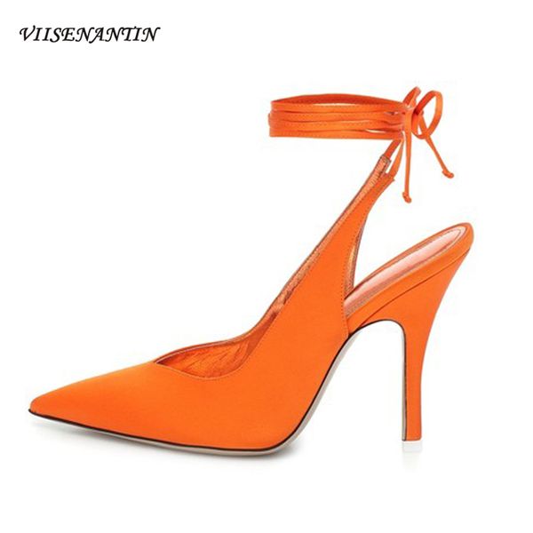 candy-colored satin pumps women's stiletto heel strap sandals sandalias de mujer verano 2020, Black
candy-colored satin pumps women's stiletto heel strap sandals sandalias de mujer verano 2020, Black