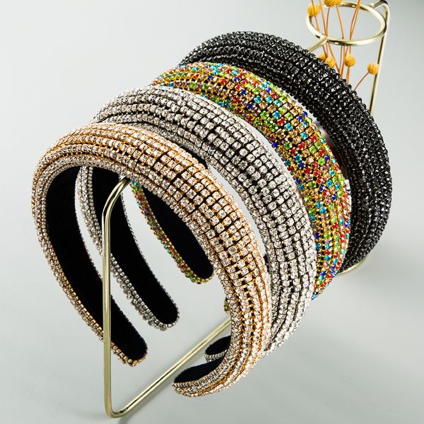 hair accessories colorful rhinestone headbands wide bezel elastic sponge hairband soft golden velvet women's luxury ornaments
hair accessories colorful rhinestone headbands wide bezel elastic sponge hairband soft golden velvet women's luxury ornaments
