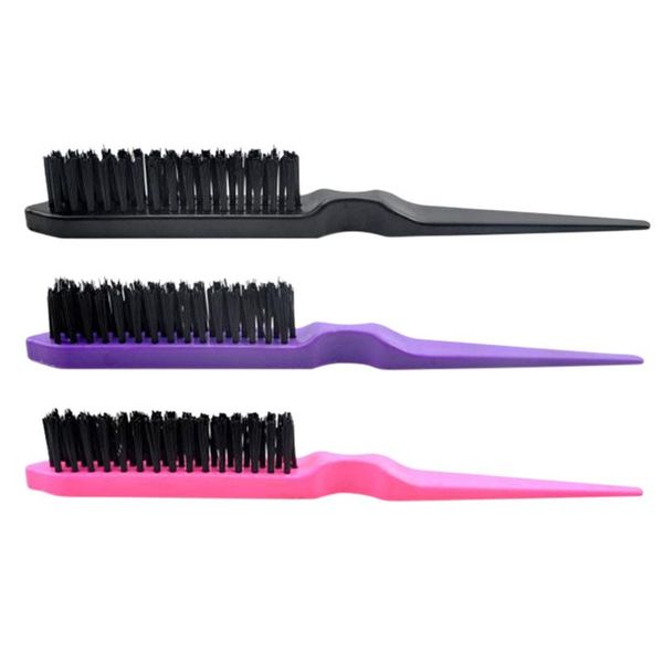 practical natural boar bristle hair fluffy brush plastic handle barber multi-functional convenient hairdressing comb, Silver
practical natural boar bristle hair fluffy brush plastic handle barber multi-functional convenient hairdressing comb, Silver