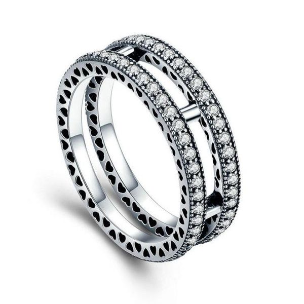 new 925 silver double loop crystal ring set original box for pandora cz diamond women girls wedding gift rings, Slivery;golden
new 925 silver double loop crystal ring set original box for pandora cz diamond women girls wedding gift rings, Slivery;golden