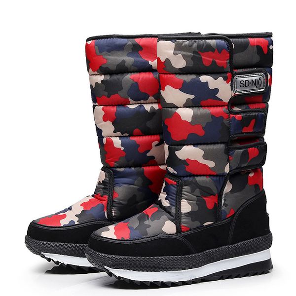 women snow boots platform winter boots thick plush waterproof non-slip fashion women winter shoes, Black
women snow boots platform winter boots thick plush waterproof non-slip fashion women winter shoes, Black
