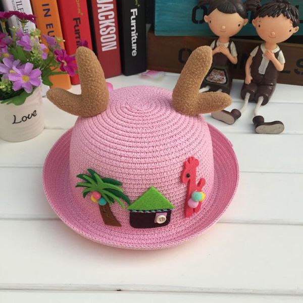 1 pcs 2020 new cartoon fawn children sun hats spring summer beach straw hats for girl and boy 9 colors 8543, Blue;gray
1 pcs 2020 new cartoon fawn children sun hats spring summer beach straw hats for girl and boy 9 colors 8543, Blue;gray