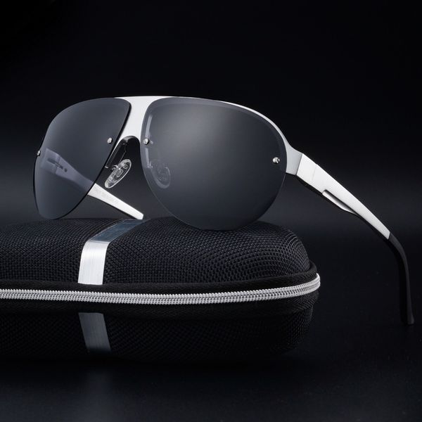 brand design classic polarized sunglasses men women driving aluminum magnesium frame sun glasses male uv400 gafas de sol, White;black
brand design classic polarized sunglasses men women driving aluminum magnesium frame sun glasses male uv400 gafas de sol, White;black