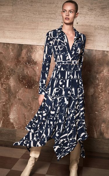 86 2019 autumn brand same style lapel neck long sleeve fashion dress print luxury dress as, Black
86 2019 autumn brand same style lapel neck long sleeve fashion dress print luxury dress as, Black