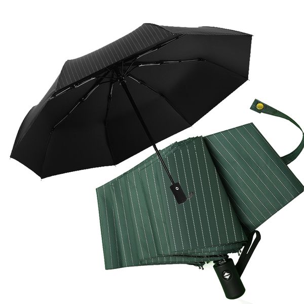 man full automatic umbrella rain women sunny umbrella 3 folding stripe male business umbrellas black coating car auto parasol
man full automatic umbrella rain women sunny umbrella 3 folding stripe male business umbrellas black coating car auto parasol