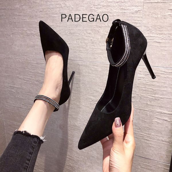 2020 women shoes black crystal bling elegant concise high-heeled elegant women's shoes
2020 women shoes black crystal bling elegant concise high-heeled elegant women's shoes