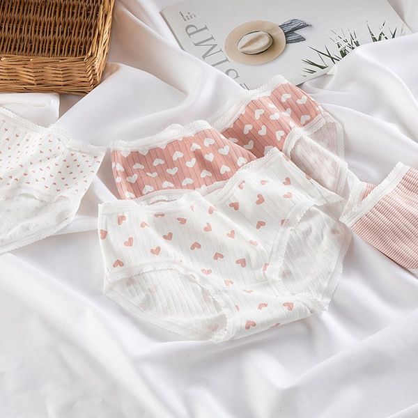 cotton panties for women sweet pink heart underwear for young girls 3pcs mid waist lace belt women's panties female underwear xl, Black;pink
cotton panties for women sweet pink heart underwear for young girls 3pcs mid waist lace belt women's panties female underwear xl, Black;pink