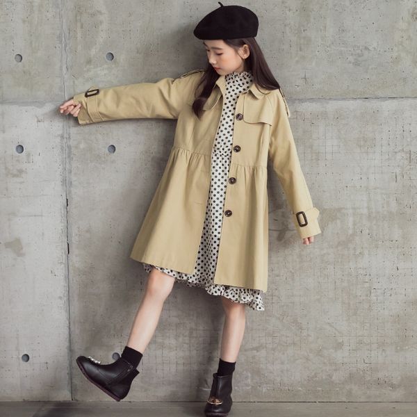 teenage trench for girls windbreaker kids clothes overcoat autumn khaki girls outerwear outfits kids fashion coats 10 12 14 year, Blue;gray
teenage trench for girls windbreaker kids clothes overcoat autumn khaki girls outerwear outfits kids fashion coats 10 12 14 year, Blue;gray