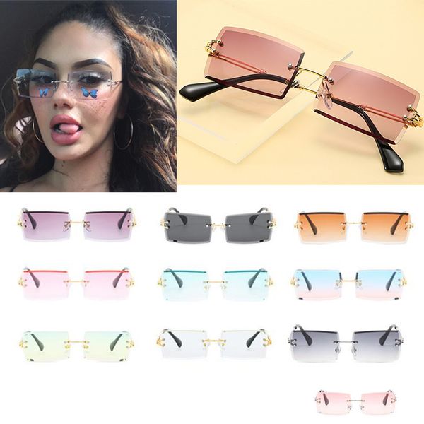 sunglasses wholesale fashion rectangle rimless women men trendy small sun glasses summer traveling shades uv400 bulk, White;black
sunglasses wholesale fashion rectangle rimless women men trendy small sun glasses summer traveling shades uv400 bulk, White;black