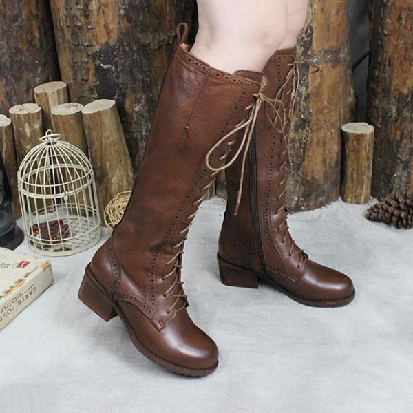 johnature long women boots 2020 new winter genuine leather women shoes zip round toe cross-tied handmade leisure platform boots, Black
johnature long women boots 2020 new winter genuine leather women shoes zip round toe cross-tied handmade leisure platform boots, Black